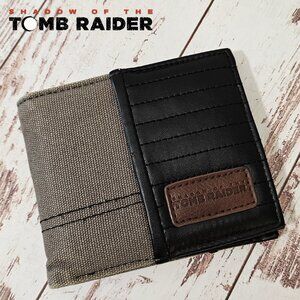 TOMB RAIDER Official Shadow of the Tomb Raider Merch Canvas Bifold Zip Wallet